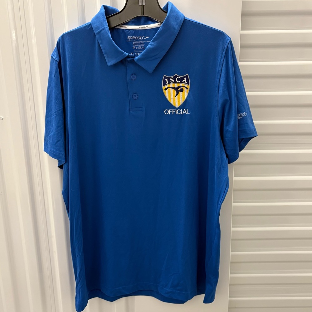 International Swim Coaches Association Speedo polo shirt-XL